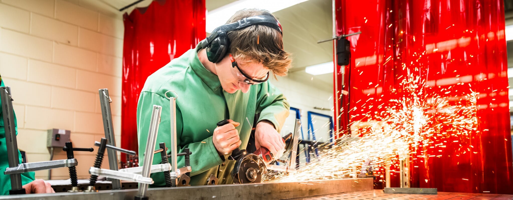 Steel Bridge team member develops a concept for a scale-model steel bridge