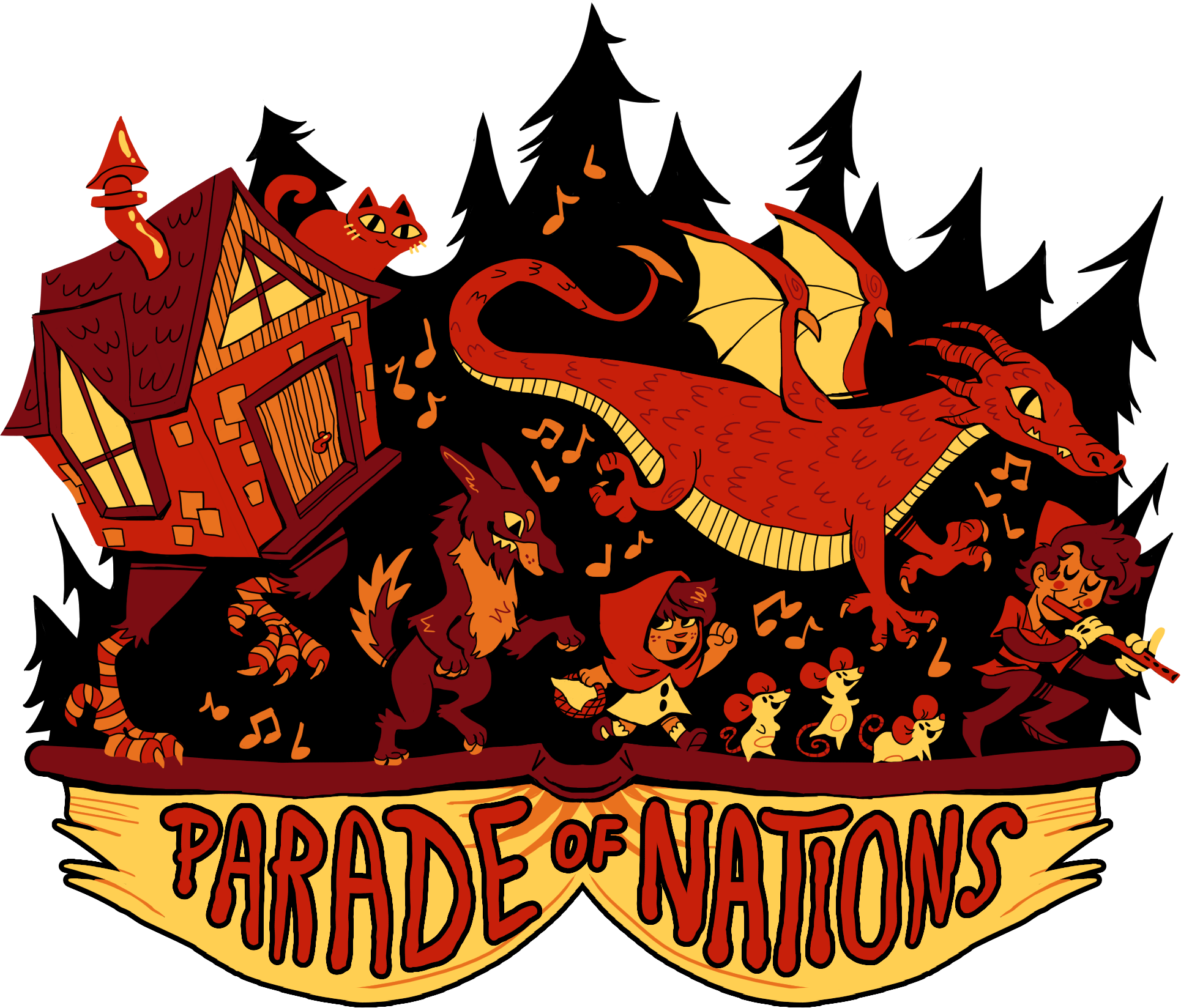 Parade of Nations logo.