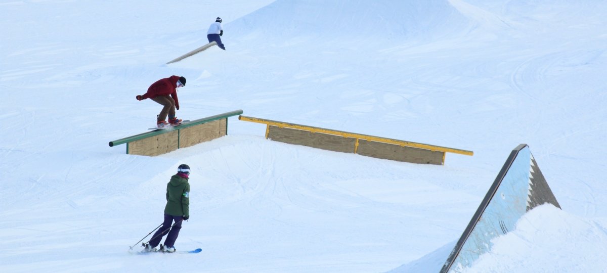 Terrain Park Features Mont Ripley Ski Area Michigan Tech