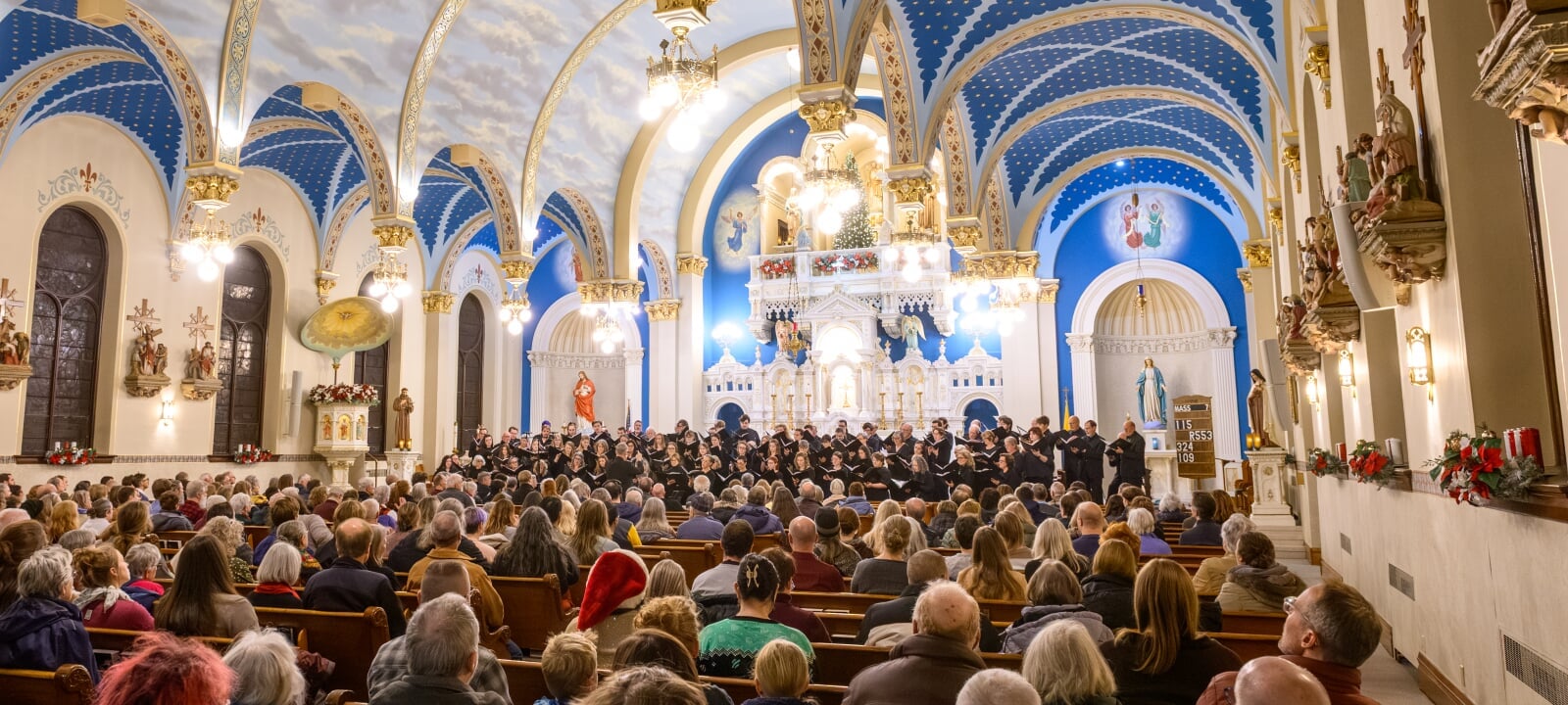 Michigan Tech Choirs perform in St. Joseph's Catholic Church