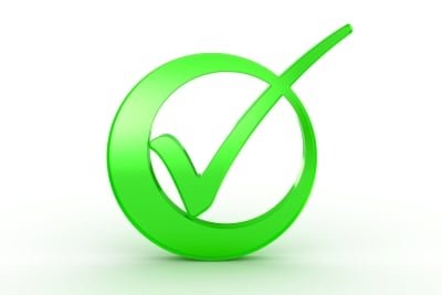 image of green check mark