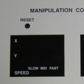 Speed on manipulation controller.