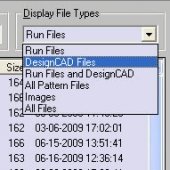 DesignCAD Files menu item.
