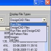 Run files menu item.