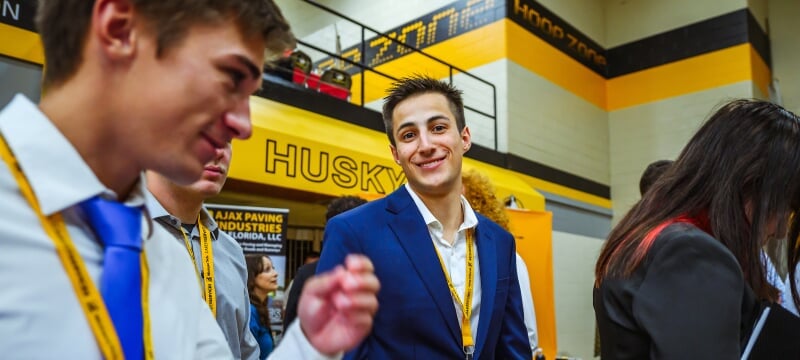 Students at Career Fair