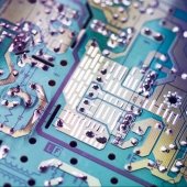 Close-up of circuit board