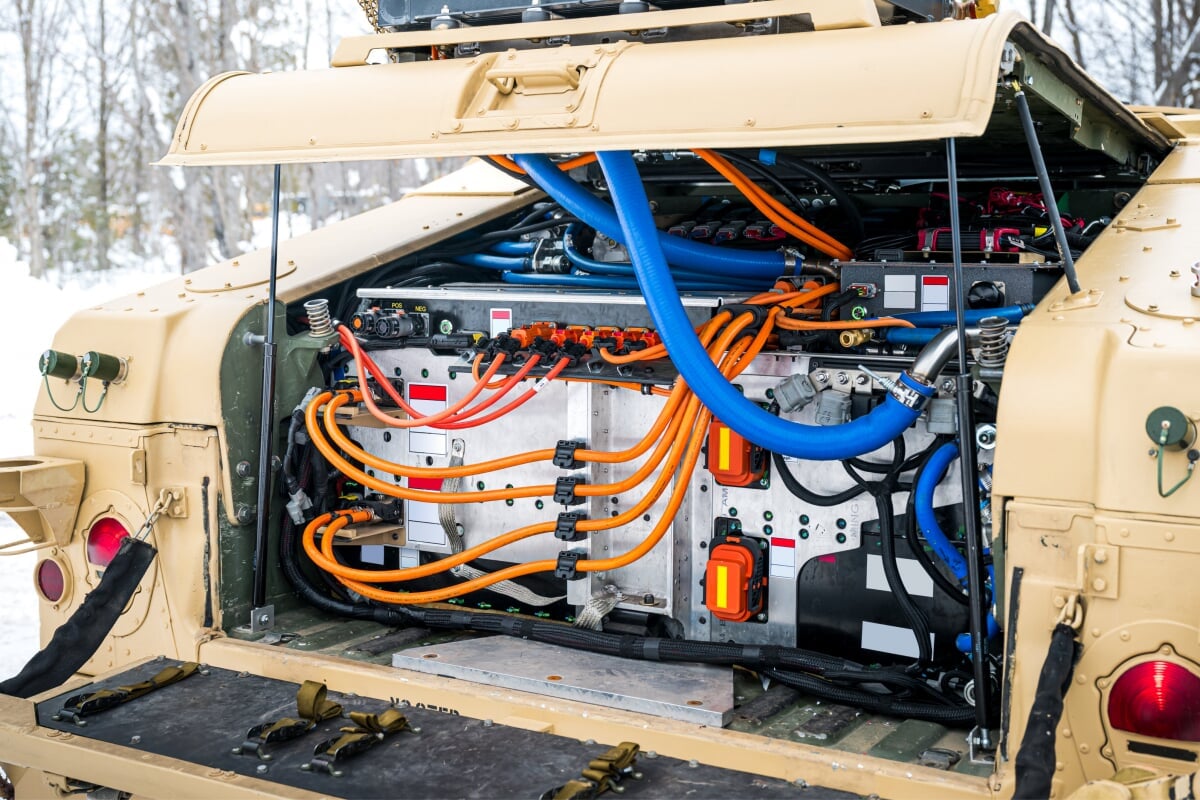 Hybrid High Mobility Multipurpose Wheeled Vehicle (HMMWV)