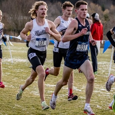 Clayton Sayen running cross country