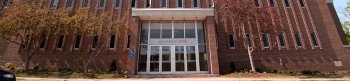 Front entrance of Administration Building