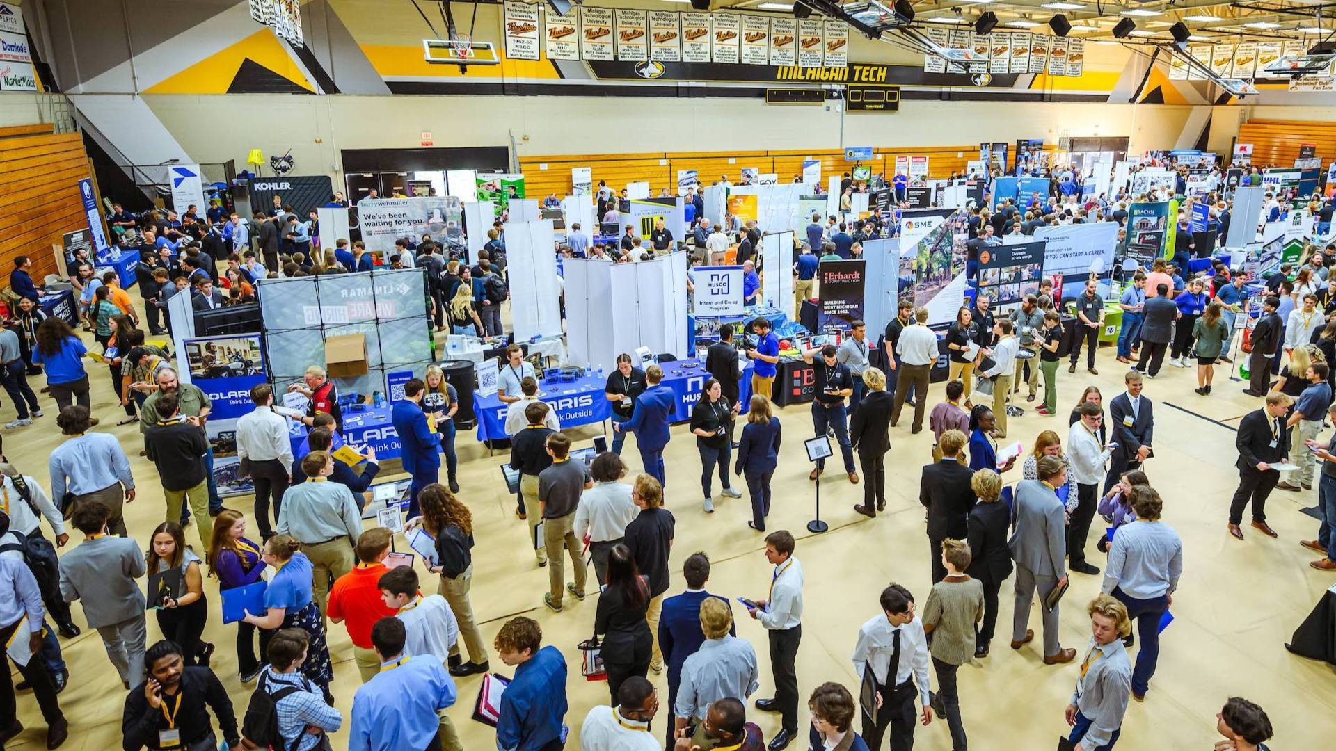 Students at Career Fair