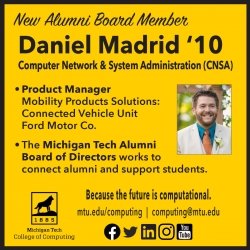 Dan Madrid '10, CNSA