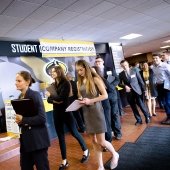 Students at Career Fair