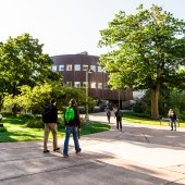 Campus Mall, Rekhi Hall, Students