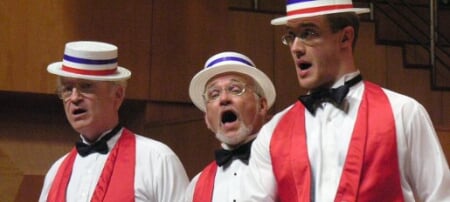 Barbershop singers