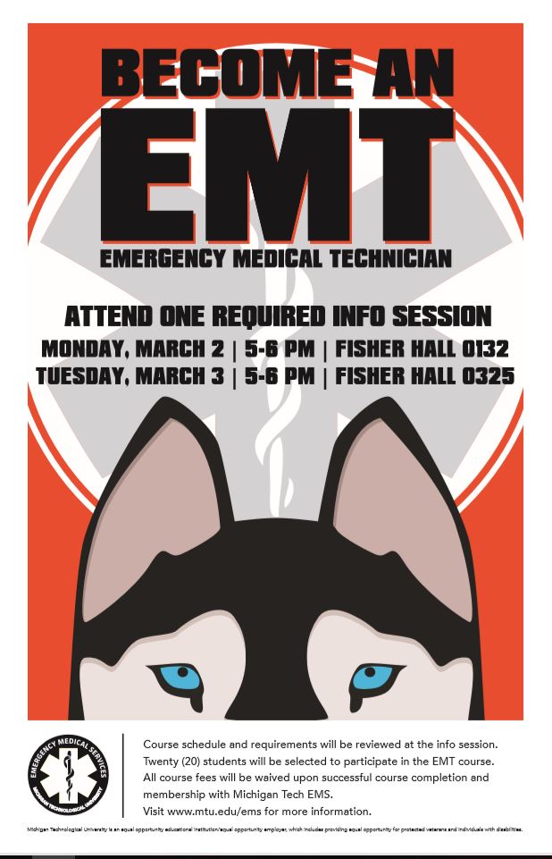 EMT Class Emergency Medical Services Michigan Technological University