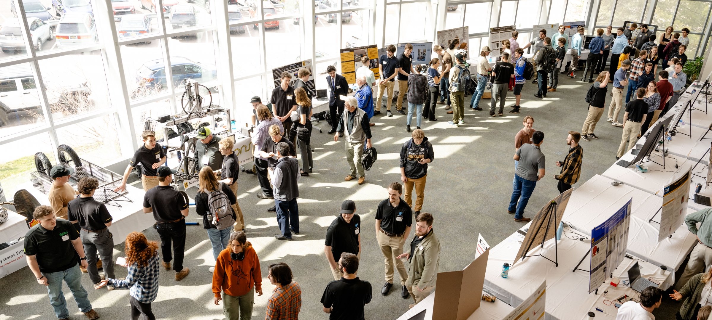 View of the 2024 Design Expo held in the Library