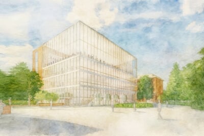 Center for Student Wellness - Watercolor Rendering