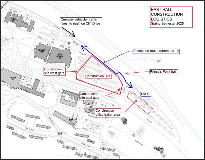 East Hall Construction Logistics