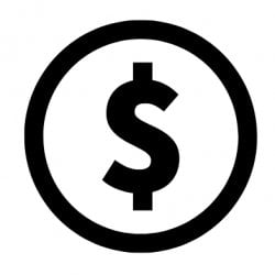 icon of a dollar sign
