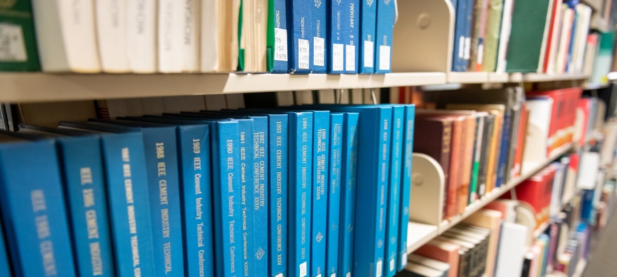 shelf with books