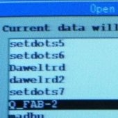 Q FAB 2 file selection.
