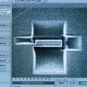 Window after rough milling.