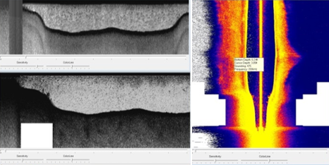 Sample sonar screen layout.