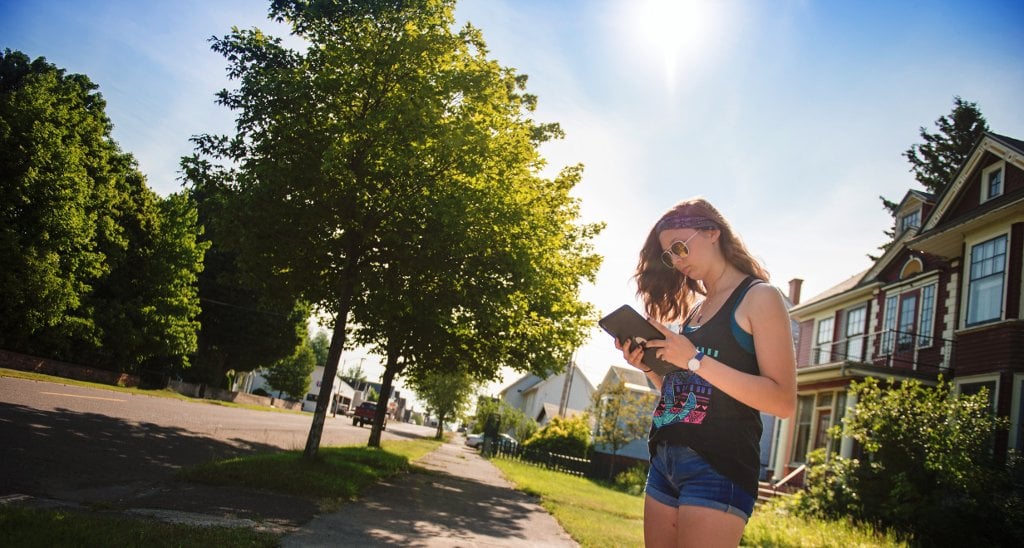 Students spent part of the summer on paid internships mapping in area communities to better understand the impact of park location, trees, and other amenities on child health and well-being. Mapping for GRACE 2