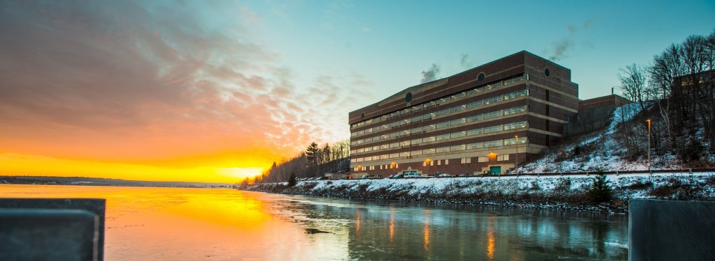 Superior Ideas is the crowdfunding platform run through Michigan Tech where researchers hone their outreach and proposal writing skills. Sunrise over Keweenaw Waterway