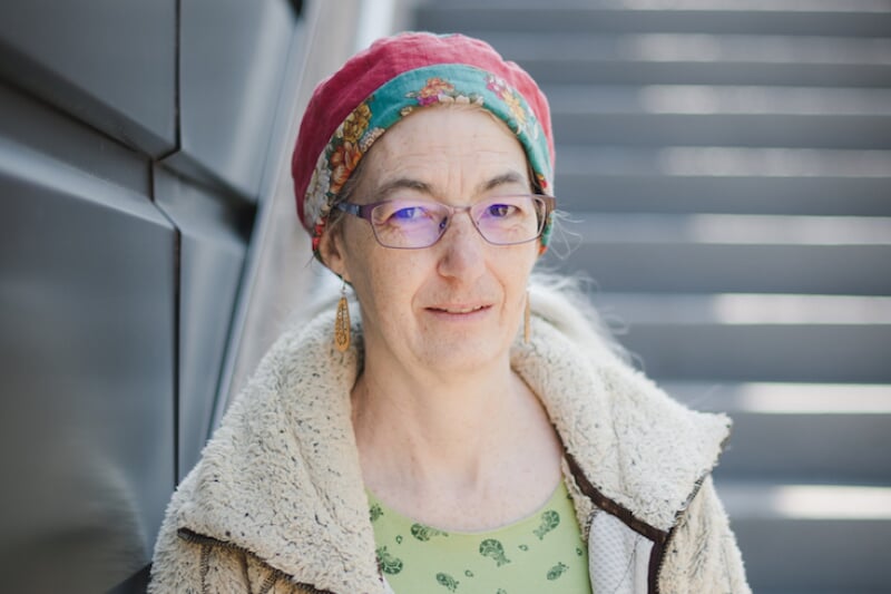 A portrait of Sarah Green.