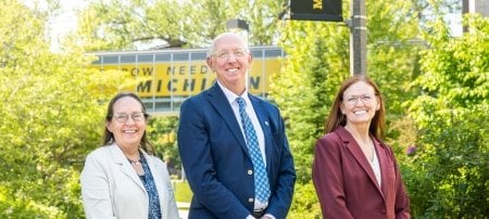 Huskies welcome three new deans to campus this academic year. Michelle Scherer heads the College of Engineering, David Flaspohler is at the helm of the College of Forest Resources and Environmental Sciences and LaReesa Wolfenbarger leads the College of Sciences and Arts.