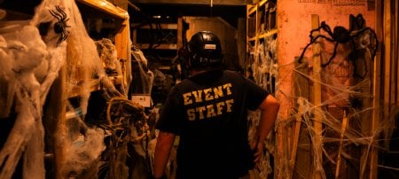 Let the haunting beginâ€”Michigan Techâ€™s audio and visual entertainment technology students transform the Quincy Mine Hoist into a maze of fear.