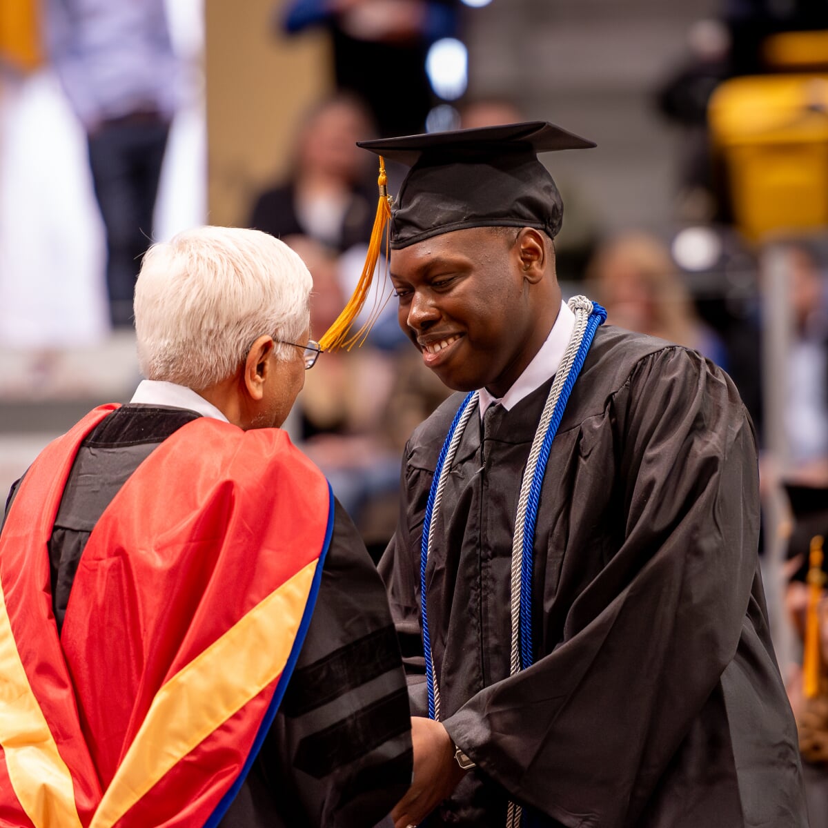 Graduation Ceremony shaking hands