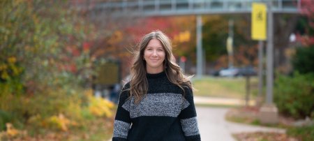 Marlee Huskey explored athletic training, public health and her Native American culture as an undergraduate at Michigan Tech.