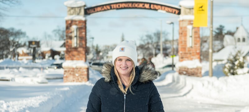 From study abroad to helping save a life, Skyler Spitzley’s time at Tech has been full of firsts. With MTU Winter Carnival just around the corner, she’s excited to carry out her next big endeavor at the helm of the iconic regional event.