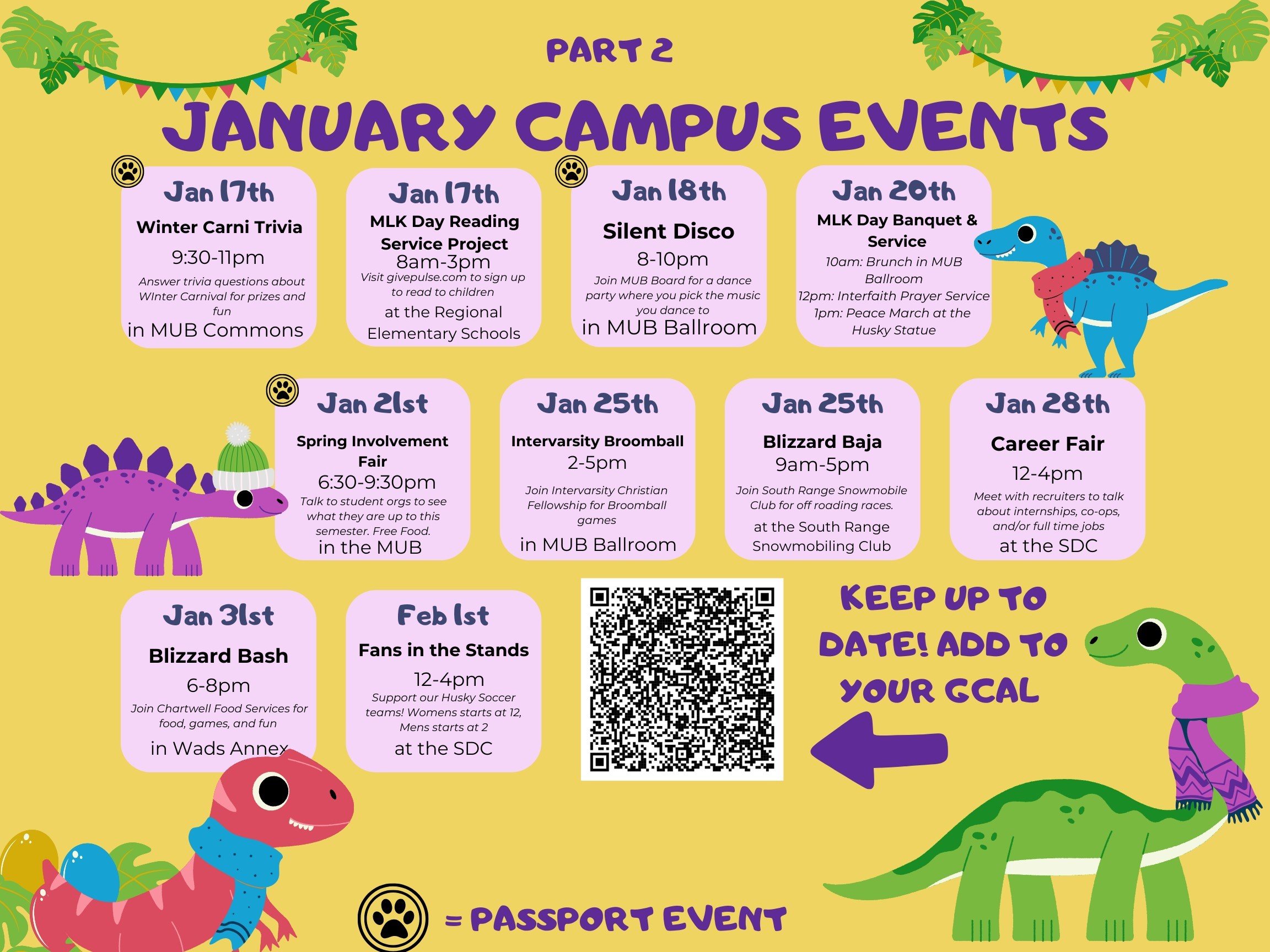 January Campus Events - part 2