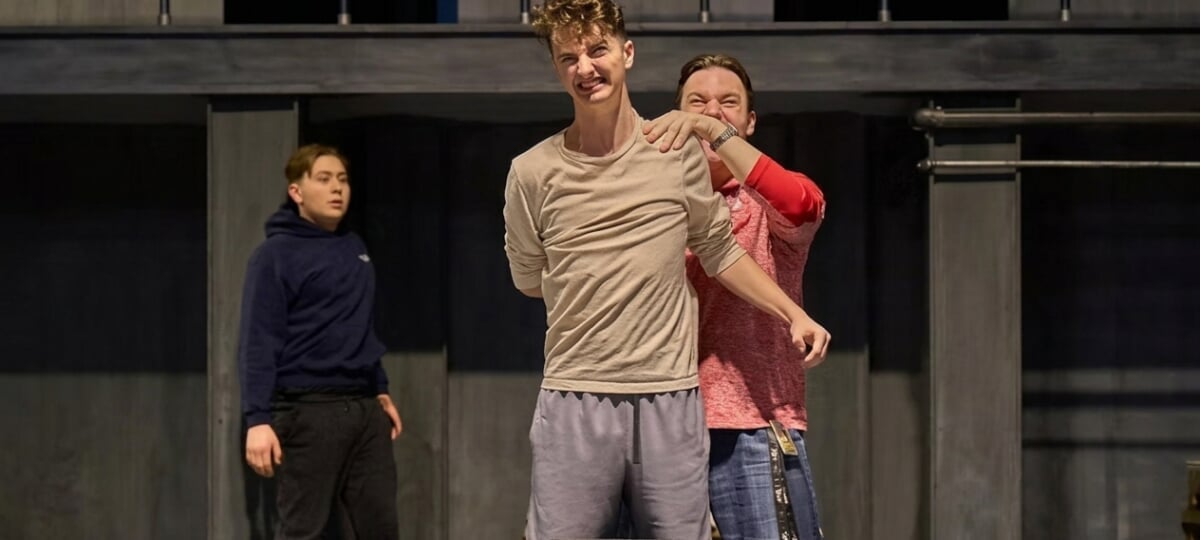 "Purple Hearts Fight Call", performed in the McArdle Theatre during rehearsal